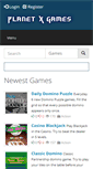 Mobile Screenshot of planetxgames.com